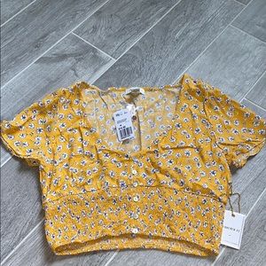 NWT Forever 21 Blouse & Lace Cami Bundle